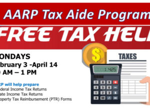 Free Tax Help for Seniors – through April 14