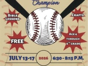 Community Bible Church Event July 13-17